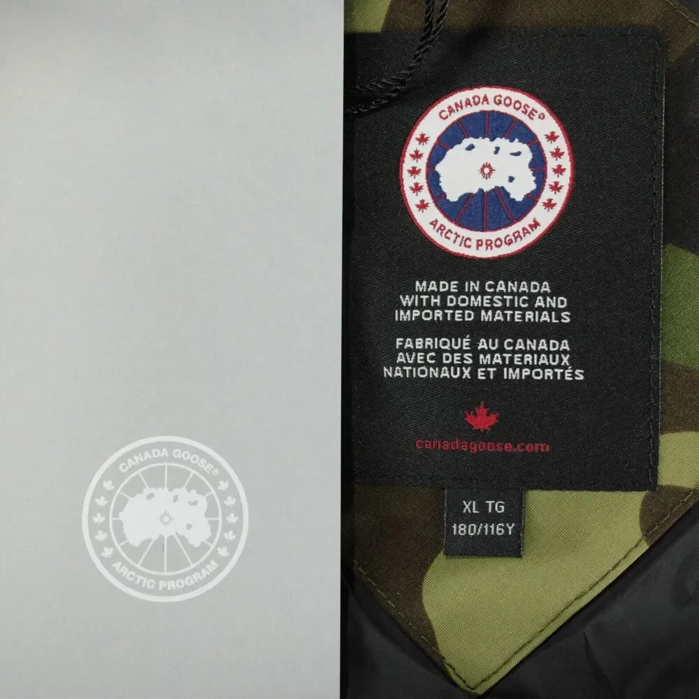 Canada Goose NWT Men's MacMillan Parka Jacket Size XL in Classic Green Camo - Picture 11 of 15